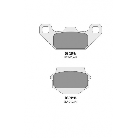 Delta Braking, brzdové desky KH128 KEF 300 LAKOTA`94-04, KSF 250`94-04 - nahrazuje DB2390MX-D a DB2390QD-D